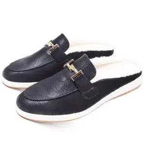 [세자매]국산 남성털슬리퍼 블로퍼 남자방한슬리퍼