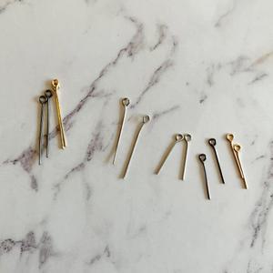 9핀(낱개)/구자핀 티핀 9자나사못 구자말이 진주 원석 연결 팔찌 만들기