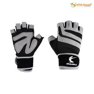 아이워너 2중밴드 트레이닝장갑 그레이 1세트 헬스 V