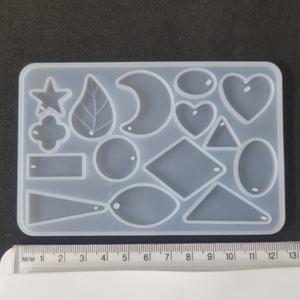 레진아트 공예 실리콘 몰드 키링몰드E_크리스탈 에폭시 수지 재료 DIY세트 쥬얼리