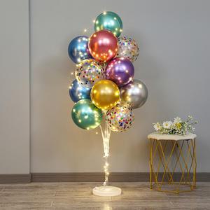 [피앤비유니티]라이트 풍선기둥 메탈