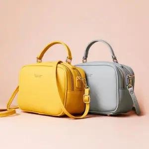 [디어백] 심플 스퀘어 미니 토트   크로스백 UN9141