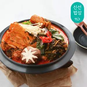 (김가네 식탁/해썹인증) 감자탕 3kg(5-6인분)+겨자소스/국내산 돈등뼈