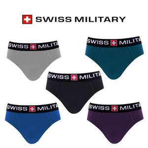 스위스밀리터리 남자팬티 삼각 5장 속옷세트 / 브리프