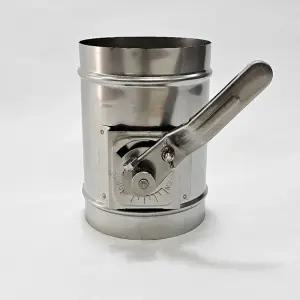 100mm 스텐 댐퍼 /스텐연통 연도 파이 뎀퍼 담파