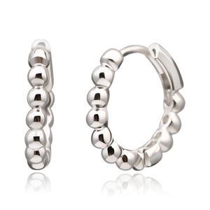 실버 미러볼터치링귀걸이 남녀공용 원터치형 귀걸이한쌍