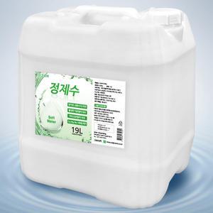 크로바 정제수 19L 정제한물 보충수 공업용수 가습기 세안수 제조용수 세제제조 가정용