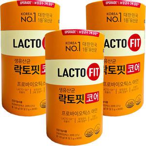 종근당건강 생유산균 락토핏 코어 60포 x 3통 NEW