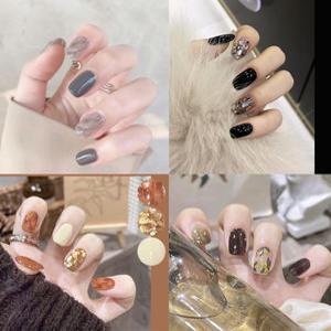 네일팁 셀프네일 손톱연장 미들사이즈 양면스티커 동봉 NT088-091