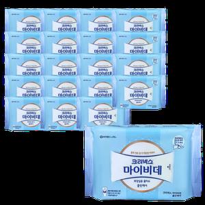 크리넥스 마이비데 물티슈 클린케어 46매 리필 x 20팩
