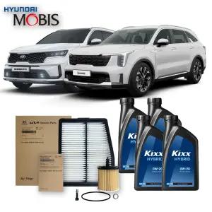 쏘렌토하이브리드 전용 MQ4 (20-26년식) 현대모비스 순정 정품필터 2종+킥스합성유0W20 4L