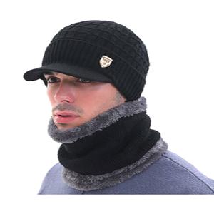 제이앤핏 Gentle 겨울 방한 털 모자 + 넥워머 세트 남자 여성 귀달이 방한모자