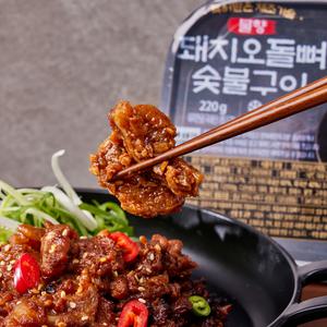 [약선푸드] 돼지오돌뼈/무뼈닭발/돼지껍데기 외 불향 숯불구이 세트