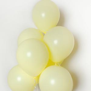 네오텍스 파스텔 매트 풍선 옐로우 30cm 50개