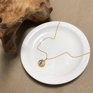 [이쁜] 24k 골드 도금 코인 목걸이