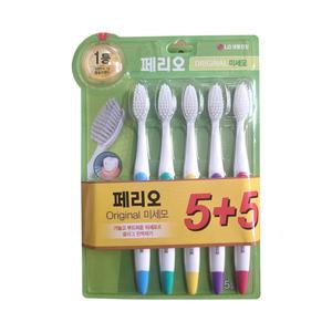 페리오 오리지날 미세모 5+5입 x 2개(총20개) 칫솔