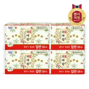 바디피트 귀애랑 팬티라이너 38P(일반) x 4팩