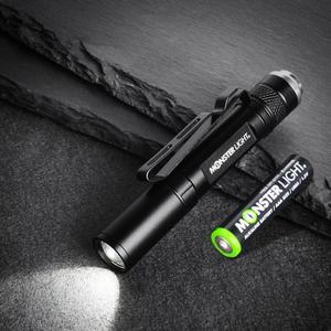 [몬스터라이트] LED 줌 펜라이트 S 미니 휴대용 후레쉬 손전등 작업등 MPS250