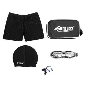 써패스 남성 실내 수영복 6종세트(L)(블랙) 취미수영