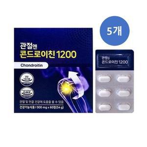 관절엔 콘드로이친 1200 900mg x 60정 5개