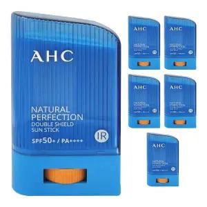 AHC 내추럴 퍼펙션 더블 쉴드 선스틱 22g SPF50+ 블루 6개