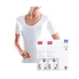 BYC 환타쟈반팔 런닝 2매 여자 반팔 나시 메리야스 속옷