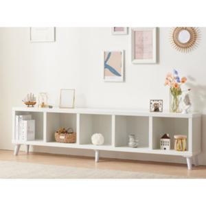 낮은 북유럽 오픈 거실장 겸 책장 2000 (4색) 티비 앤틱 서랍장 예쁜 선반