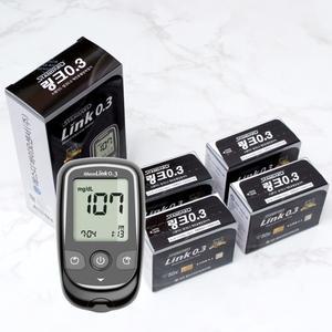 링크 0.3 혈당계+시험지200매+침210개+솜200매