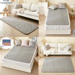 더안 EMF 탄소매트 라인(미니,싱글,더블,퀸) 캠핑 전기요 전기매트 물세탁 생활방수