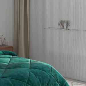 아망떼 사일런스 3중직 누빔 방한커튼 1장 2장세트