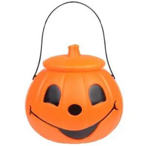[키드아이템]할로윈 선물 호박 바구니 (특대)(1p) 뚜껑있는 호박 바구니 대형