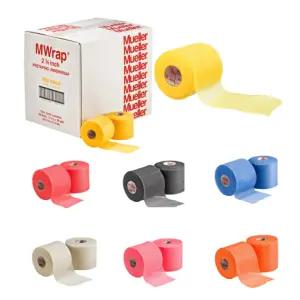 뮬러 엠랩 박스 48롤 7cmx27M 스펀지 테이프 언더랩 스포츠 테이핑 피부보호 신축성 미국 본사 공급 정품