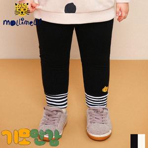 [몰리멜리] 뉴까꿍배색기모골지레깅스