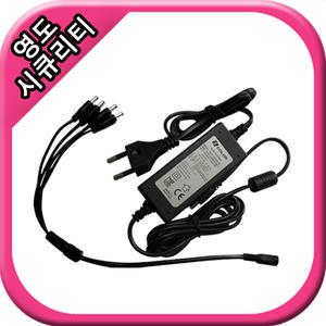 영도시큐리티 영도시큐리티 CCTV DC12V2A 아답터+4분배 전원케이블