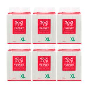 [몰리스픽] 반려견 패드 XL 35매 x 6개 묶음