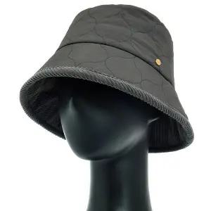 [하프클럽/]WCU024.코듀로이챙 패딩 중년여성 벙거지모자 버킷햇 겨울 엄마