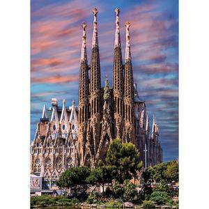 [기타]1000피스직소퍼즐 스페인 바르셀로나 파밀리아 성당 미니조각 (액자선택) PK1-3607