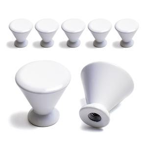 멜로디 1구 가구손잡이 화이트 소 7개 싱크대 신발장 서랍장 붙박이장 장식장 장농 손잡이