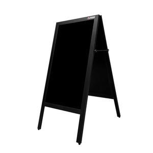 두문 A형 자석 양면 블랙보드 입간판 45X100cm 스탠드 칠판 형광마커용 POP 카페칠판 마그네틱 흑칠판