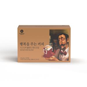 맥널티 행복을주는커피 시그니처 블렌드 핸드드립 커피 8g x 20개입