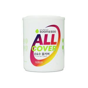 방문페인트 친환경 벽지 철재 시트 향균 노루페인트 순앤수 올커버 1L 유광 백색 흰색