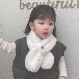 아동 단색 양털 머플러 목도리 키즈스카프 어린이집 선물