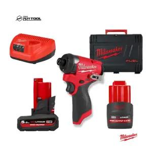 밀워키 M12 FID2-5252X 충전 임팩트 드라이버(GEN3) 12V 5.0Ah/2.5Ah