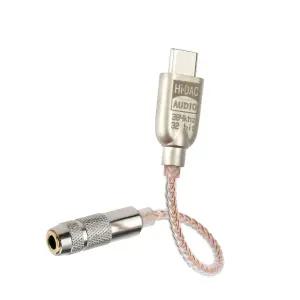 IH044 Coms C타입 to 4극 AUX 젠더 케이블 10cm / 하이파이 DAC 스마트폰 태블릿 3.5mm 이어폰 헤드폰 연결