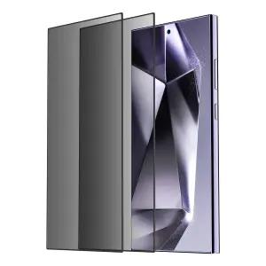 케이맥스 갤럭시 S24 울트라 플러스 사생활 보호 프라이버시 풀커버 강화유리 액정보호필름 2매