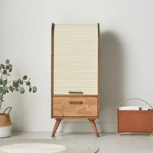 노이엘 원목 슬라이딩 템바보드 사이드 수납장 착불