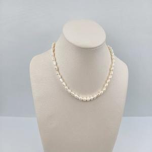 써니프렌드 5mm 담수 밥풀 못난이 물진주 초커 천연진주 목걸이 2600