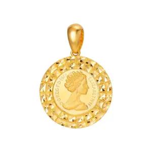 갤러리아 여자 순금 펜던트 엘리자베스 컷 24K 7.5g 팬던트