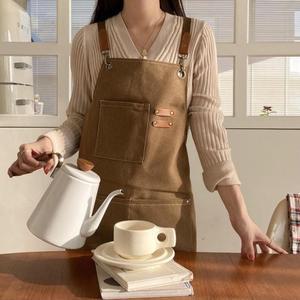[자람커뮤니케이션] 공예 카페 목공 바리스타 작업용 옥스포드 앞치마