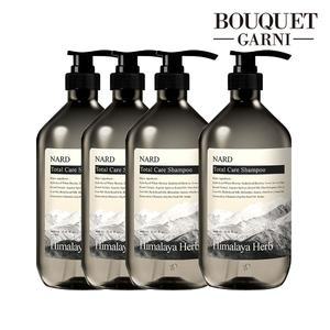 부케가르니 히말라야 허브 나드 토탈케어 샴푸 시그니처향 1000ml x4개